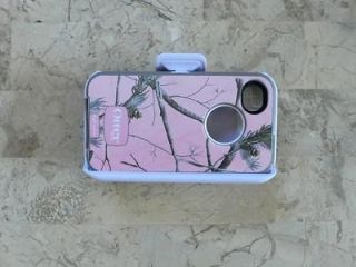 Otterbox Defender iPhone 4 4S Realtree Camo AP Pink Case in Retail 