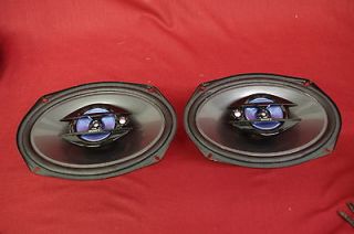SONY XS GT6937A xPlod Car Stereo 6x9 3 way Speakers  Pair Light Use 