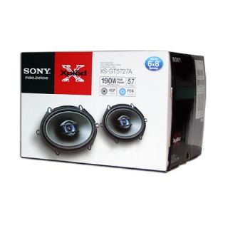 Pair NEW Sony Xplod Audio XS GT5727A 5 X 7 Car Stereo 2 Way 
