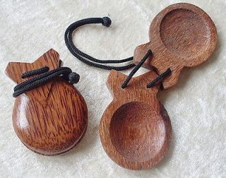 FAIR TRADE WOOD CASTANETS PERCUSSION SOUND EFFECTS FOR FLAMENCO/DANCE