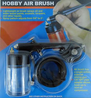   Airbrush Spray Gun Kit Hobby Paint Starter Tool Model Car Spray Tan
