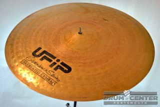 UFIP Experience Collector Natural Ride Cymbal 20   1620 grams   VIDEO 