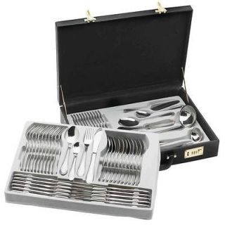   72pc Heavy Gauge Stainless Steel Flatware Set and Hostess Set