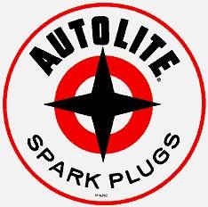 Vintage AUTOLITE Spark Plugs Vinyl Decal Sticker
