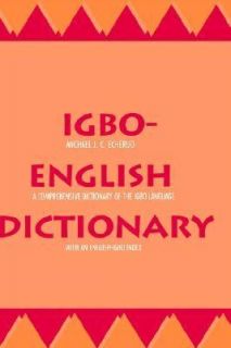  English Dictionary A Comprehensive Dictionary of the Igbo Language 