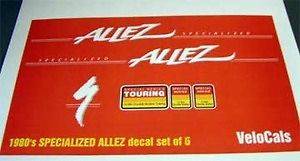 Specialized Allez 1980s decal set of 6