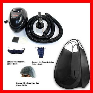 HVLP 700W Spray Tan Gun Machine+ Black Tent Kit + Bonus Bra,G string,H 