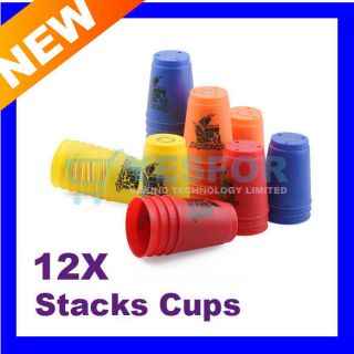 Speed Stacks 12 Sport Stacking Luminous Rapid Cups I1