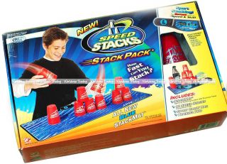 SPEED STACKS DELUXE STACK PACK 12 Cups + Bag + Timer + Mat + Training 