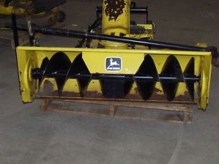 JOHN DEERE 46 SINGLE STAGE SNOW THROWER COMPLETE QUICK HITCH WEIGHTS 
