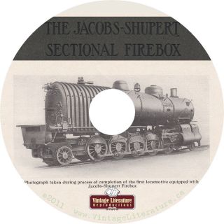    Shupert Firebox Catalog {Locomotive Steam Engine Boiler Marine}on CD