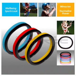   Ion Ionic Healthy Sports Baseball Bracelet Wristband Color U Pick