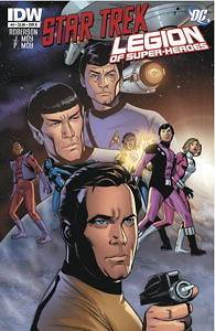 STAR TREK/LEGION OF SUPER HEROES #4 CVR B 15 (IDW COMICS) FREE UK P+P 