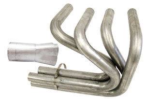   CUSTOM WELD UP EXHAUST HEADER PIPES WITH 3 INCH COLLECTOR RAT HOT ROD