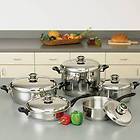   KTWC10 10pc 12 Element Waterless T304 Stainless Steel Cookware Set