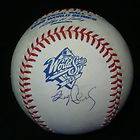   1999 World Series Autographed Signed ball Tri Star COA WOW