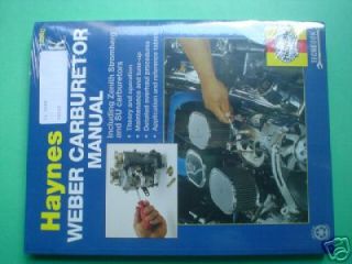 Weber / Zenith Stromberg / SU Carburetor Manual Haynes USA Techbook