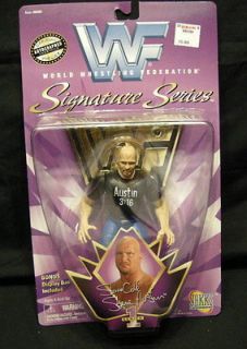 WWF JAKKS STONE COLD STEVE AUSTIN SIGNATURE SERIES 1 WWE ECW WCW TNA
