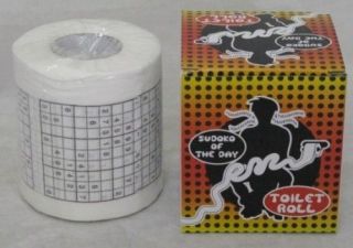 120066 NOVELTY SUDOKU NUMBER PUZZLE TOILET PAPER TISSUE