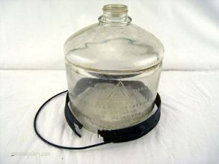   Glass Kerosene Jar from the Perfection Stove Company   broken collar