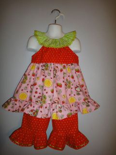 New strawberry shortcake pageant casual wear 24m/2T OOC