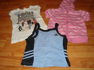 GIRLS CLOTHES LOT, SIZE SMALL 4   ADIDAS TANK, HIGH SCHOOL MUSICAL 