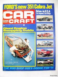   Craft 1971 July~Ford 351 Cobra Jet~Giant Engine Swapping Guide~Weslake