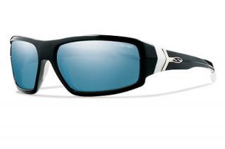 Smith Spoiler Black White Sunglasses w/ Blue Mirror + Additional 