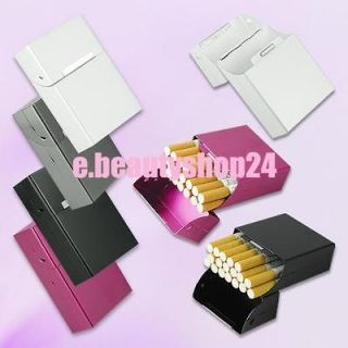   Aluminum 20pcs Cigars Cigarette Tobacco Holder Case Pocket Box