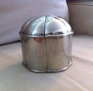 Pierre Deux French Country Pewter Trinket Pill Box Case New