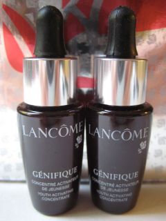 LANCOME~GENIFIQUE YOUTH ACTIVATING CONCENTRATE~Lot of 2 MINI~Brand New 