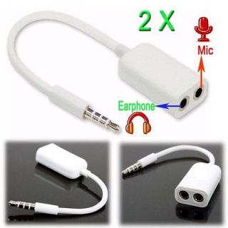   Combo Headphone/Micr​ophone Splitter Cable for i Phone Phone Tablet