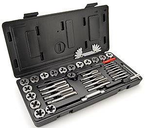 JEGS Performance Products W4001DB Tap and Die Set