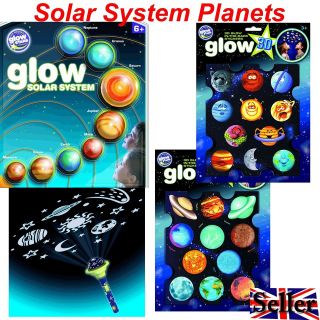Solar System Hanging or Stickers 3d Planets or Torch Space Stars 