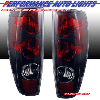    2012 CHEVY COLORADO GMC CANYON ALTEZZA STYLE TAIL LIGHTS BLACK PAIR