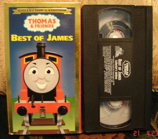 Thomas and Friends The Best of JAMES Train Tank VHS MINT VIDEO RARE 