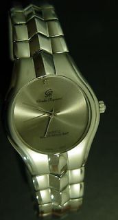   *FAMOUS STYLE* Silver Tone Executive Watch   Silver Dial   NEW