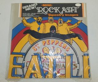 Nikry Beatles Mini Tapestry SGT Peppers, Yellow Submarine 22 x 22 Rock 