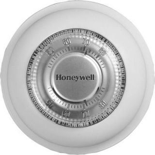 Honeywell T87K 1007 White Round Thermostat   Heat Only