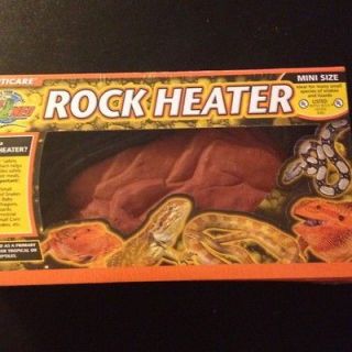   Rock Heater Mini Reptile Heat For Terrariums +EXTRAS