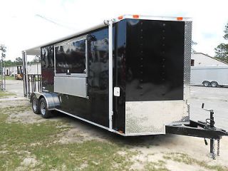   22 Enclosed Concession Food Vending BBQ Porch Trailer * MUST SEE