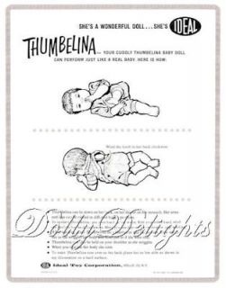 1960s thumbelina doll