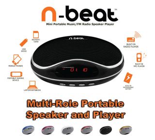 Beat Mini Portable Speaker Built in  Player FM Radio *The Must 