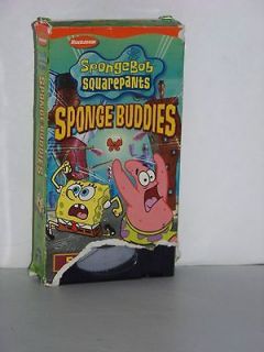 Vhs Spongebob Squarepants   Sponge Buddies tv show Nickelodeon 2002)