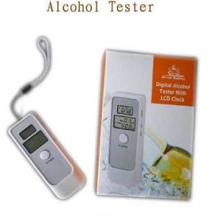 New Digital Alcohol Breath Tester Clock, Timer and Temperature 