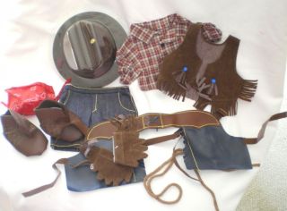 Tender Heart Treasures Cowboy Costume Outfit for 12 Bear