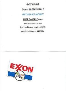 EXXON Oil Gas Company national credit Card Standard Chevron Sohio 