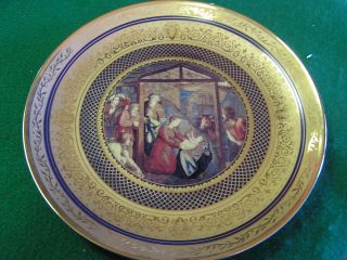 Vatican Museum Plate  Franklin Mint THE NATIVITY WITH ADORATION BY THE 