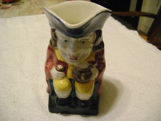 Antique H.K. Tunstall Made in England 5 1/2 Tall Toby Jug