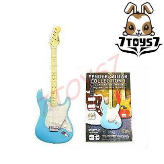 Toys 1/8 Fender Guitar 3# 1_58 Stratocaster Daphne_Blue Miniature 